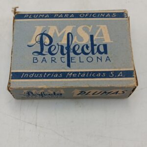 Caja de plumillas modelo IMSA perfecta.